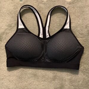 Champion C9 Black/White Sports Bra SZ S